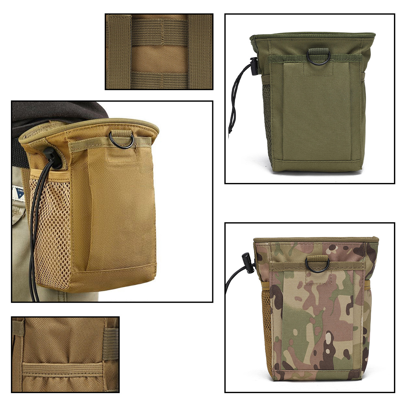 Camouflage Hunting Jacket - حقيبة مولي مموهة سعة 3-5 لتر،