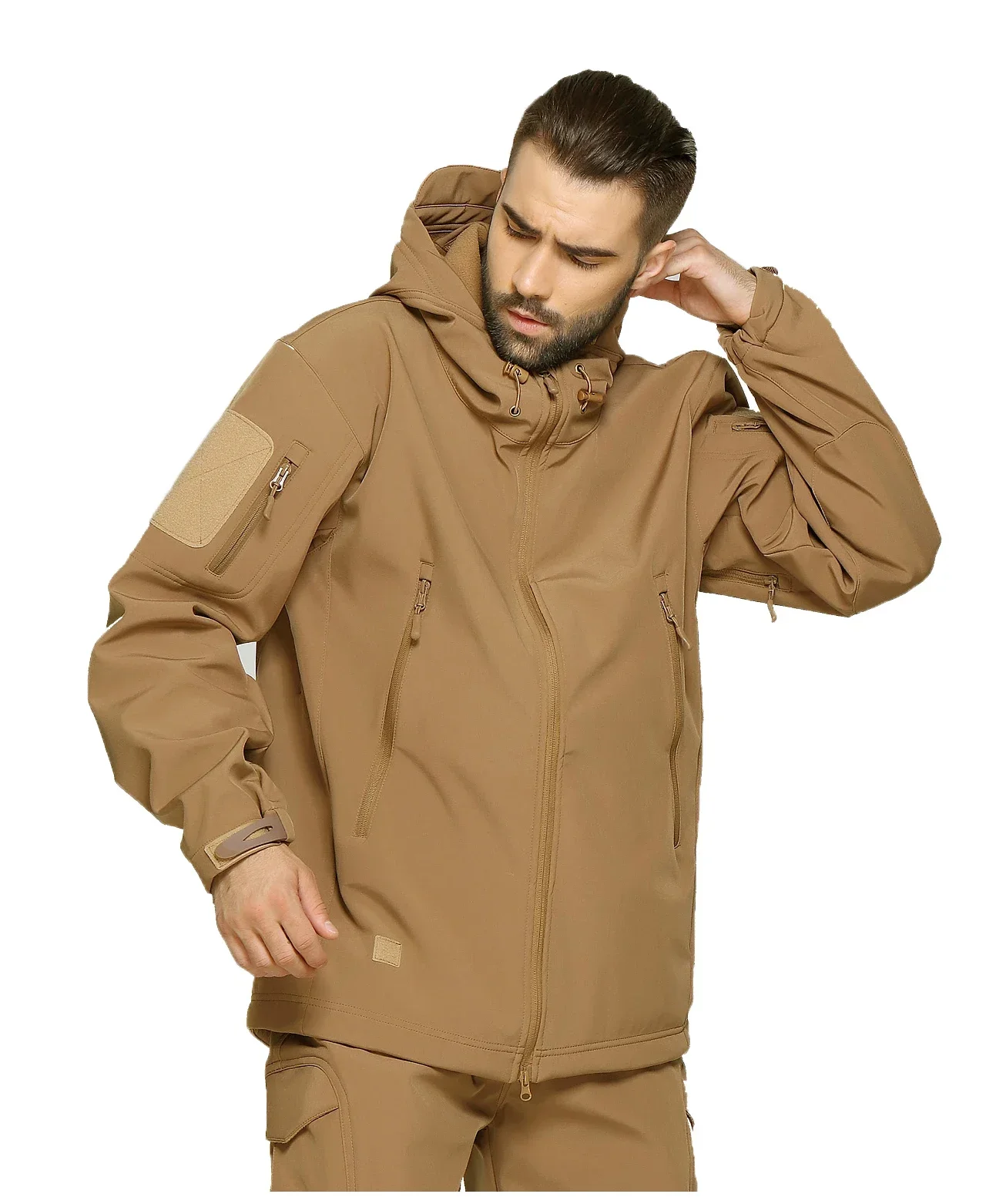 Camouflage Hunting Jacket - بدلة هجومية مموهة ناعمة من EMR،