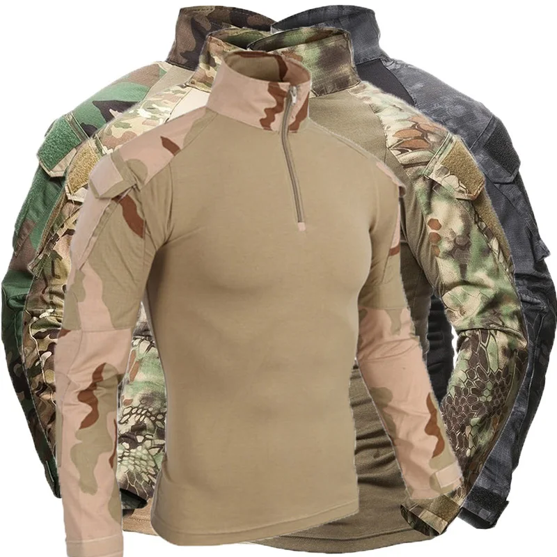 Camouflage Hunting Jacket - قميص قتالي زي تكتيكي بدلات عسكرية