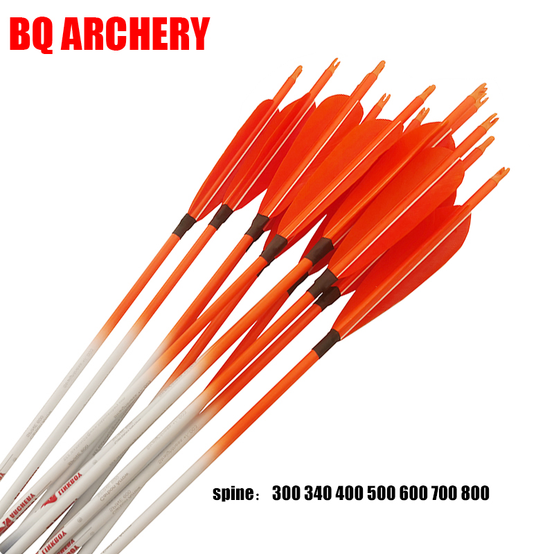 Arrow Carbon Shaft - أسهم كربون للرماية، ريش تركيا، نوك