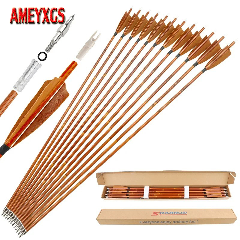 Arrow Carbon Shaft - 6/12 قطعة من سهام الكربون المختلطة