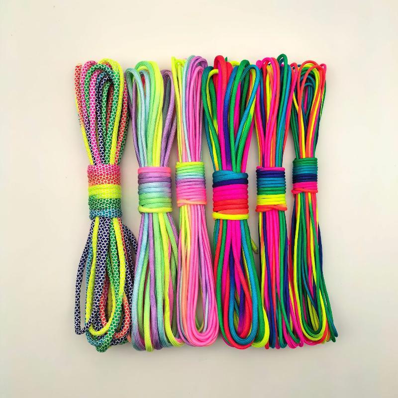 Paracord Survival Bracelet - حبل باراكورد قوس قزح 2 مم/3