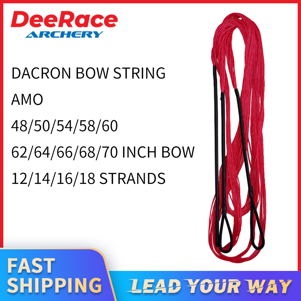 Bow Stringer Tool - DeeRace قوس منحني سلسلة الأحمر الداكرون
