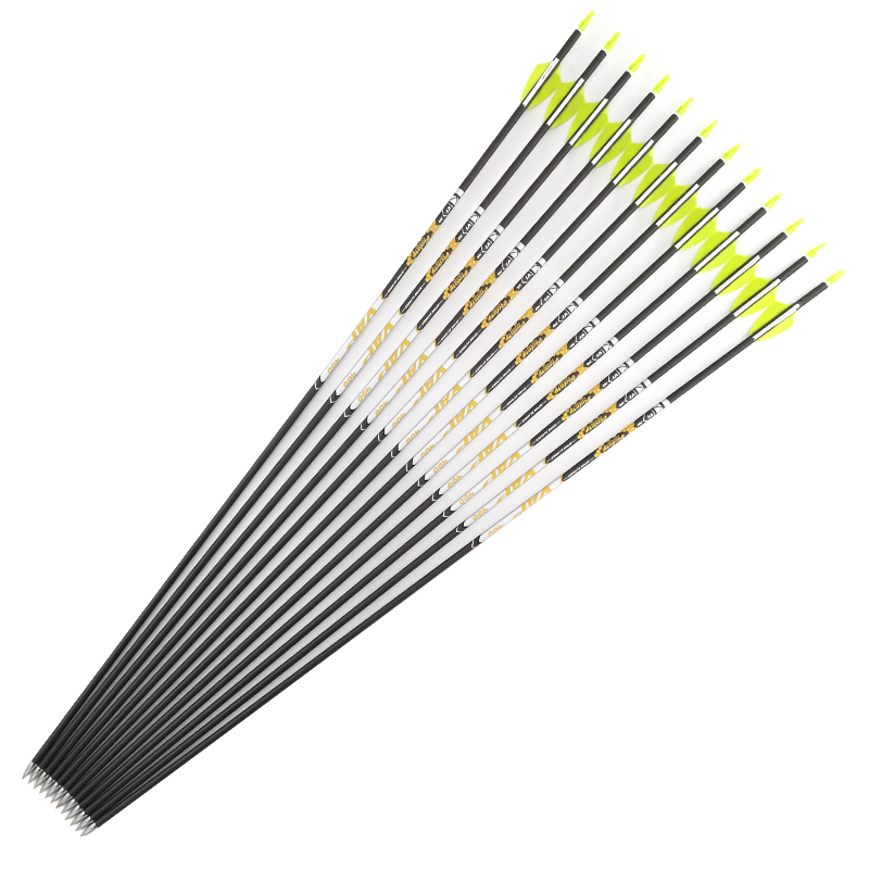 الرماية العمود الفقري 350 400  - مراجعة Arrow Carbon Shaft وسعره