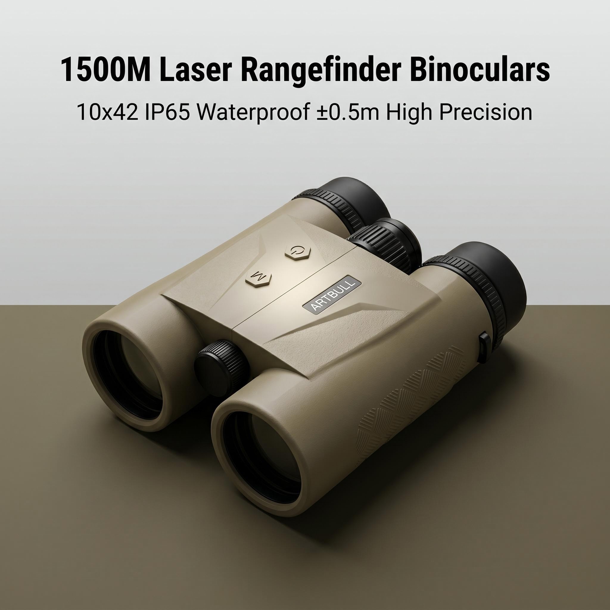 منظار مزدوج 10x42 مع مقياس مسا - مراجعة Rangefinder Laser Hunting وسعره