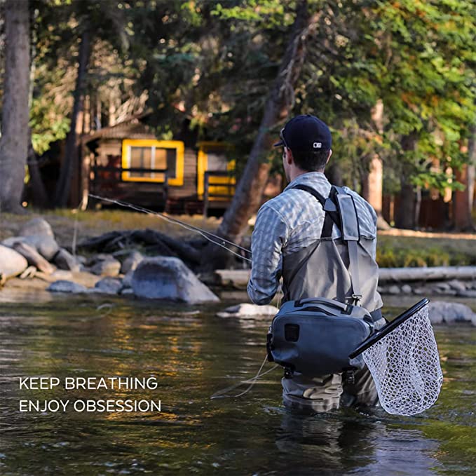 سروال صيد السمك للرجال مكون من - مراجعة Fishing Waders Breathable وسعره