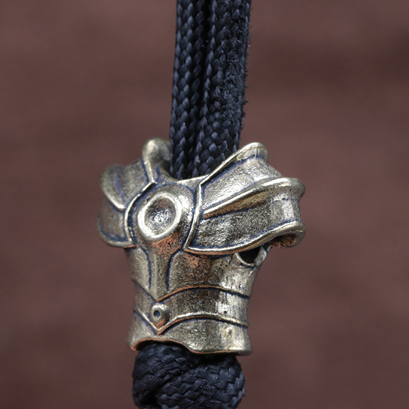 المحارب درع النحاس سكين حبة ال - مراجعة Paracord Survival Bracelet وسعره