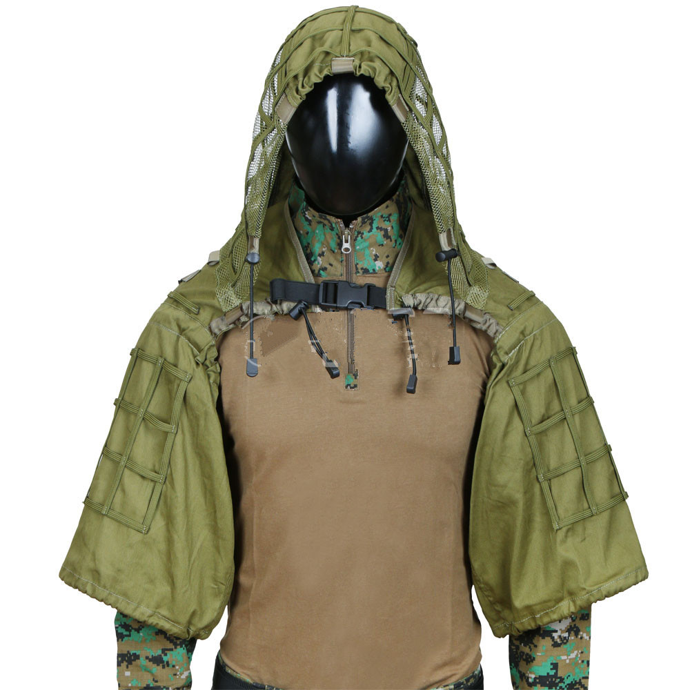 جديد التكتيكية CS التدريب ملاب - مراجعة Camouflage Hunting Jacket وسعره