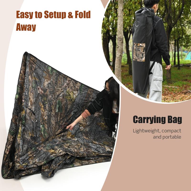 خيمة صيد محمولة مع أوتاد أرضية - مراجعة Hunting & Outdoor Supplies Photos وسعره