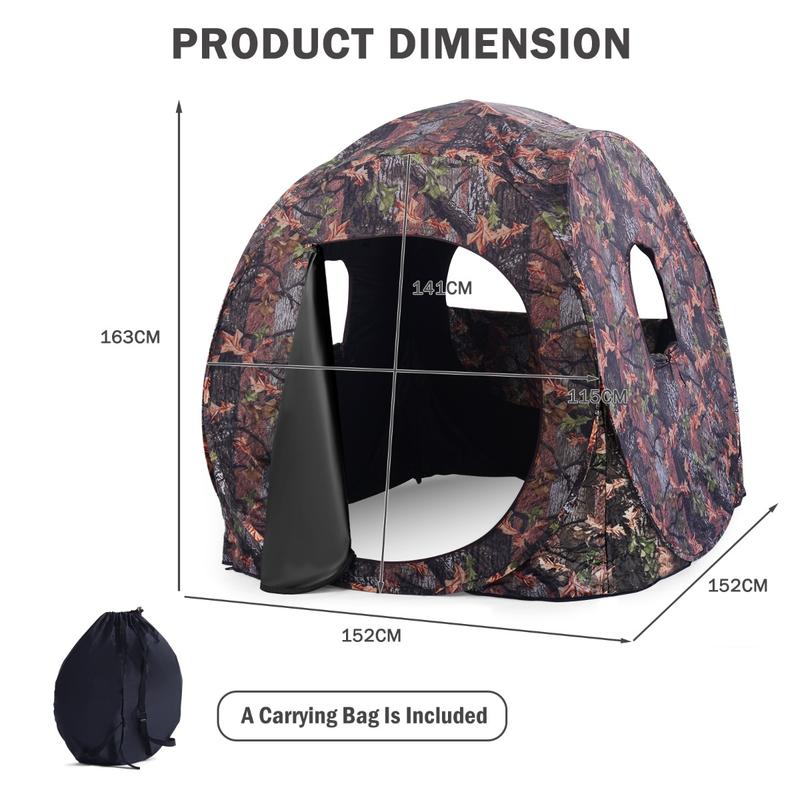 خيمة صيد قابلة للطي لثلاثة أشخ - مراجعة Hunting & Outdoor Supplies Photos وسعره