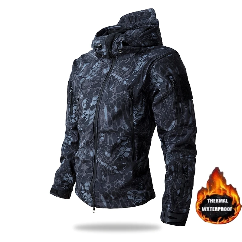سترة عسكرية للرجال مقاومة للما - مراجعة Camouflage Hunting Jacket وسعره