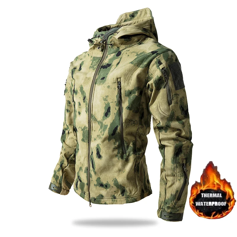 سترة عسكرية للرجال مقاومة للما - مراجعة Camouflage Hunting Jacket وسعره
