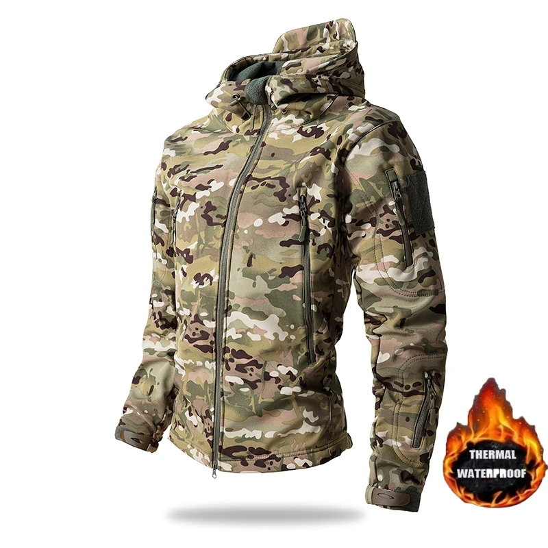 سترة عسكرية للرجال مقاومة للما - مراجعة Camouflage Hunting Jacket وسعره