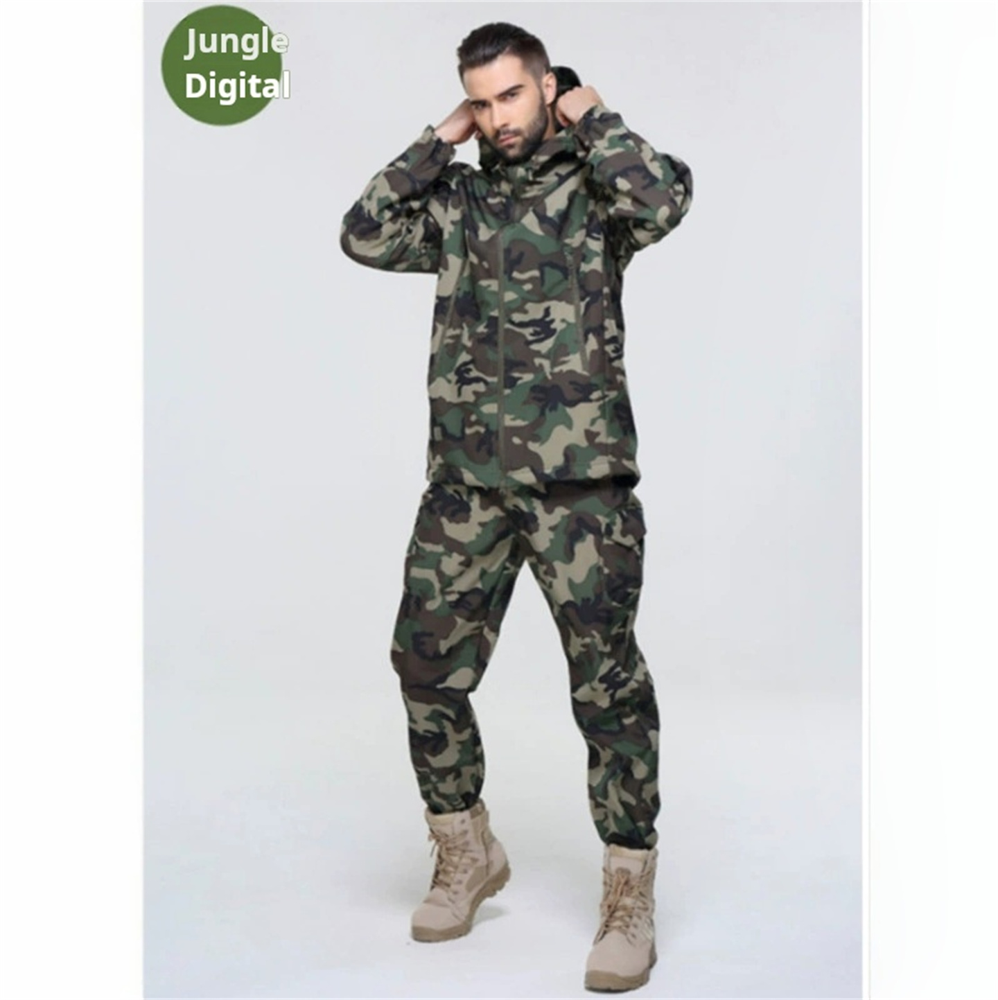 الرجال النساء التمويه الصيد مو - مراجعة Camouflage Hunting Jacket وسعره
