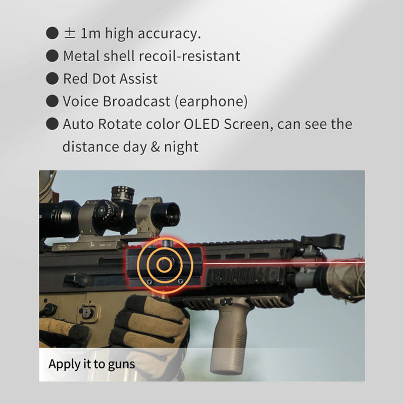 MINI8 المكونات في 1200 متر تتر - مراجعة Rangefinder Laser Hunting وسعره