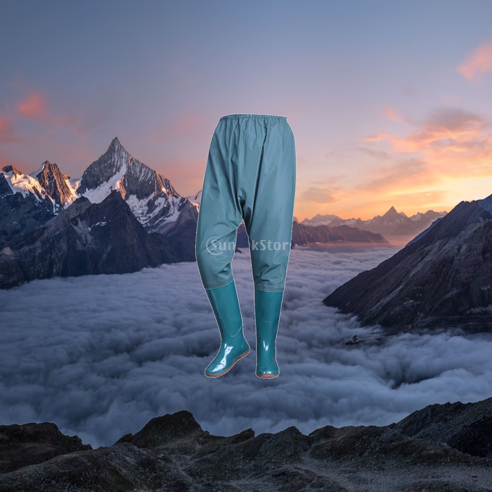 بنطلون صيد خفيف الوزن مقاوم لل - مراجعة Fishing Waders Breathable وسعره