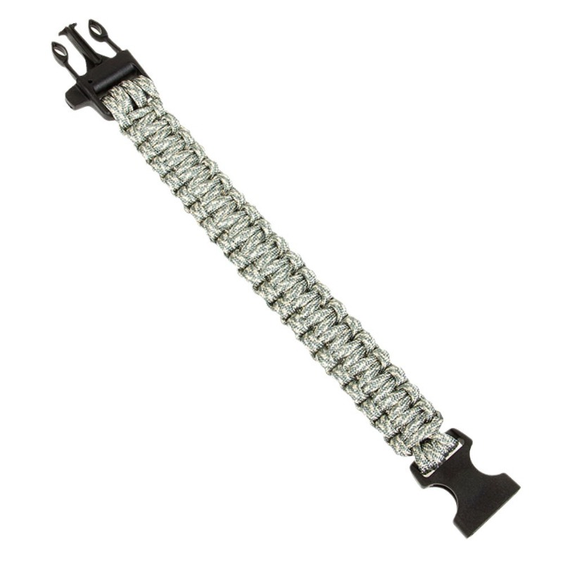 صافرة سوار باراكورد، نسيج بارا - مراجعة Paracord Survival Bracelet وسعره