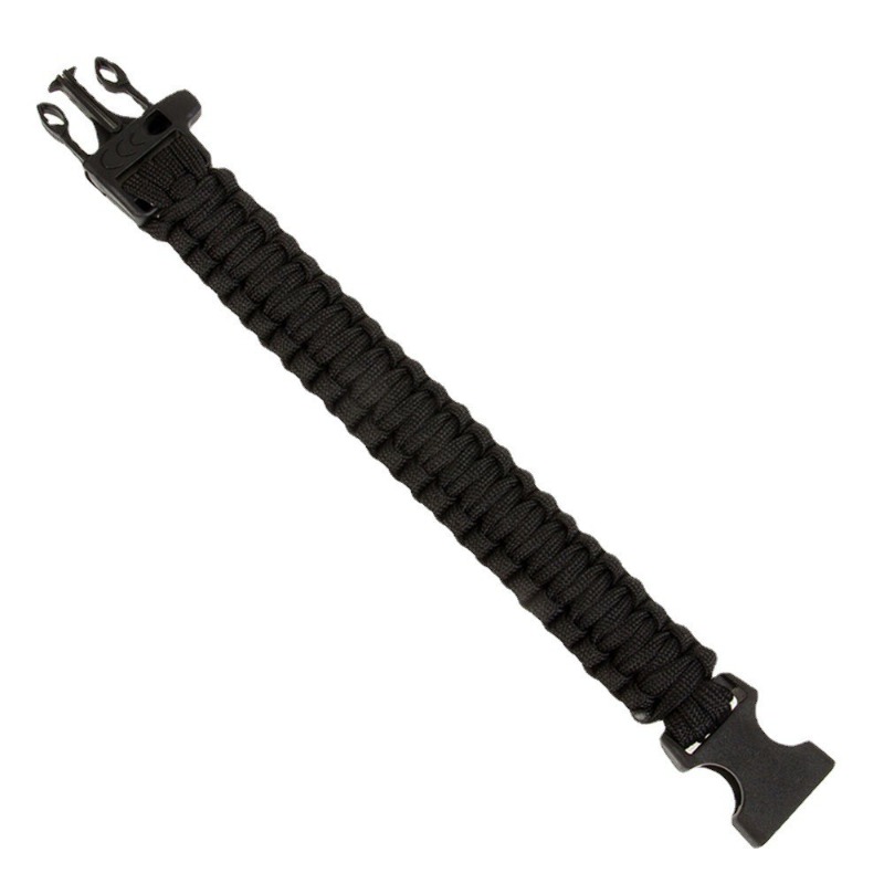 صافرة سوار باراكورد، نسيج بارا - مراجعة Paracord Survival Bracelet وسعره