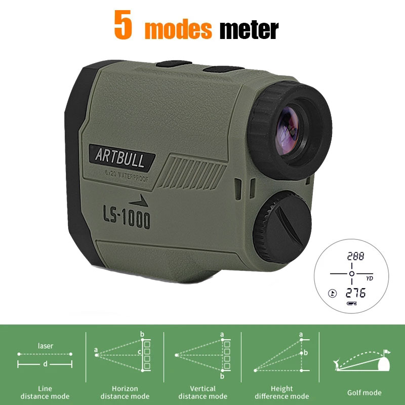 ARTBULL ليزر Rangefinder الصيد - مراجعة Rangefinder Laser Hunting وسعره