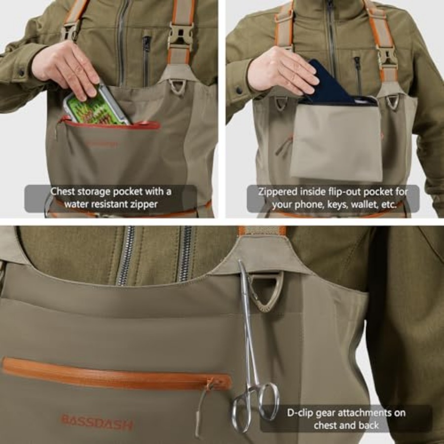 صدرية صيد السمك للرجال من IMME - مراجعة Fishing Waders Breathable وسعره