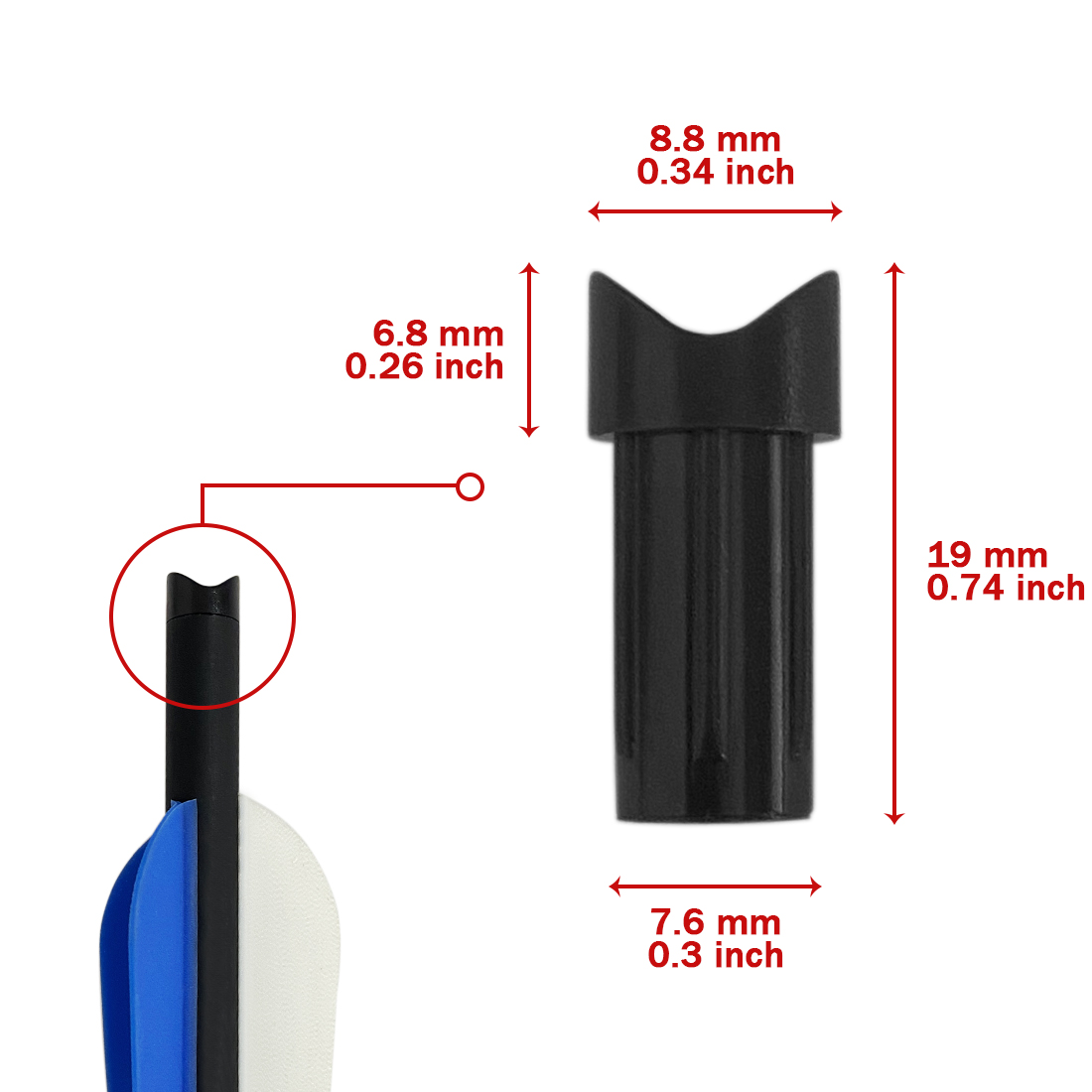 50 قطعة من ملحقات السهام الداخ - مراجعة Arrow Carbon Shaft وسعره