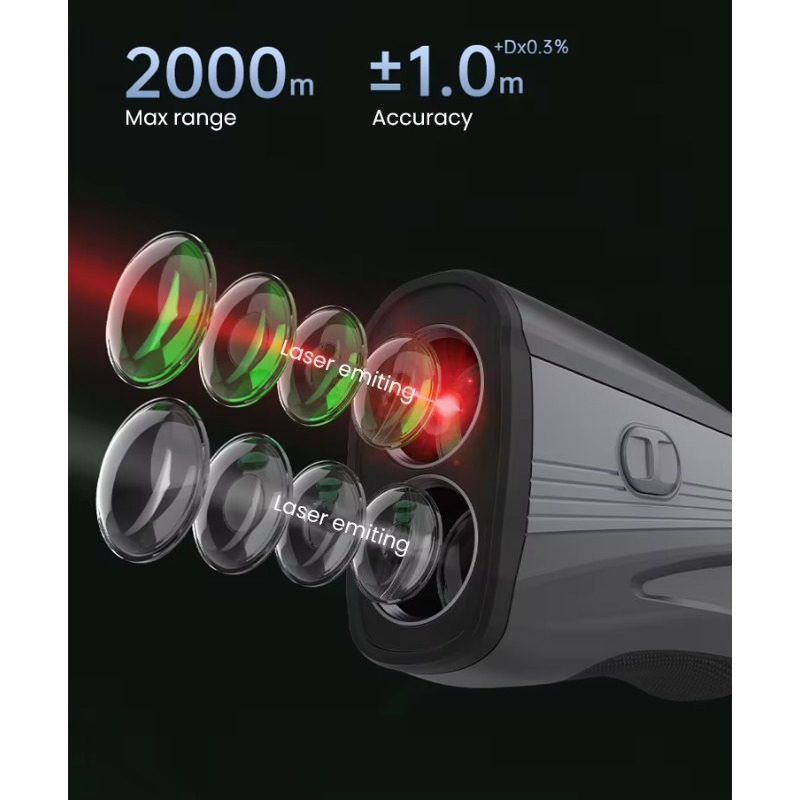جهاز تحديد المدى للجولف والصيد - مراجعة Rangefinder Laser Hunting وسعره