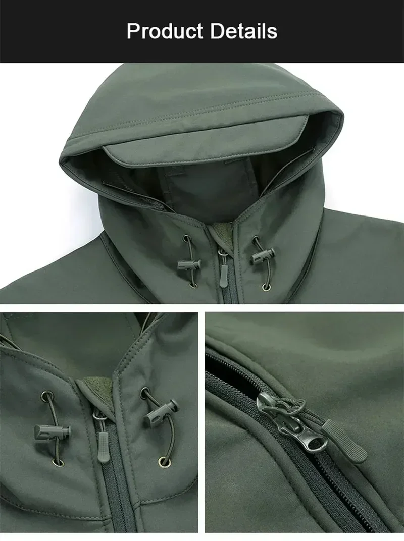 5XL 6XL CP غلاف ناعم مموه، منا - مراجعة Camouflage Hunting Jacket وسعره
