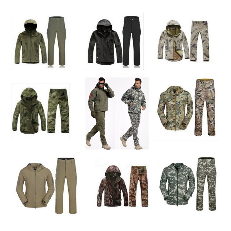 القرش الجلد لينة قذيفة التكتيك - مراجعة Camouflage Hunting Jacket وسعره